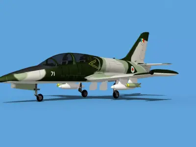 Aero Vodochody L-39C Albatross Moldova 3D model