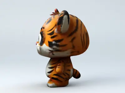 Kawaii Club Cute Tiger 3D model