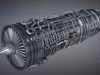 Engine  jet 3D model