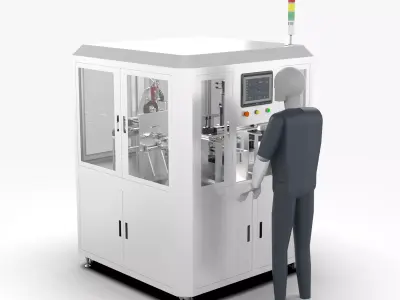 Automatic Winding Tape Machine 3D model