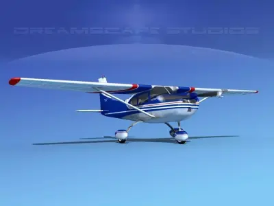 Cessna 175 Skylark V02 3D model