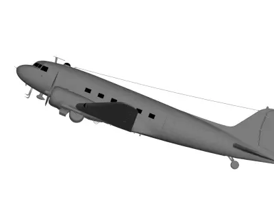 Douglas C-47 Skytrain 3D model