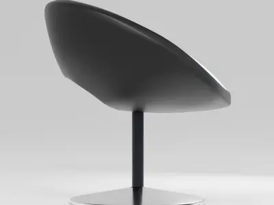 Armchair C1 Low-poly 3D model
