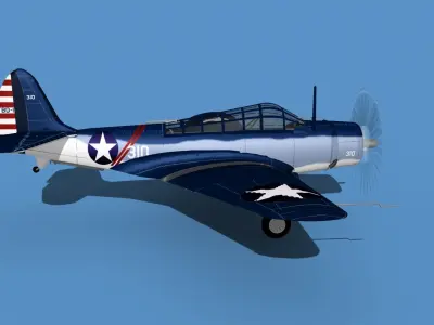 Douglas TBD-1 Devestator V19 3D model