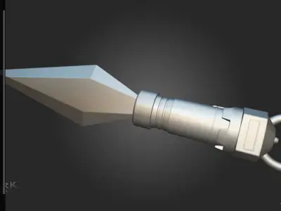 Explosive Kunai Low-poly 3D model