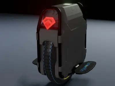 Electric Unicycle Veteran Sherman 3D model