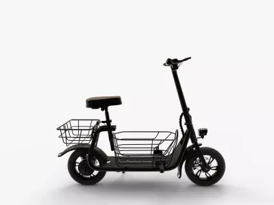 Powered Motor Scooters 3D model