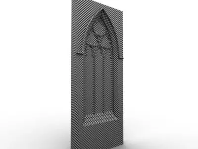 Gothic Window 030 3D model