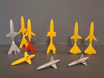 American WW2 JB3 Tiamat Missile  Various Types USA 3D print model