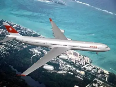 Airbus A340-600 Swiss Air 3D model