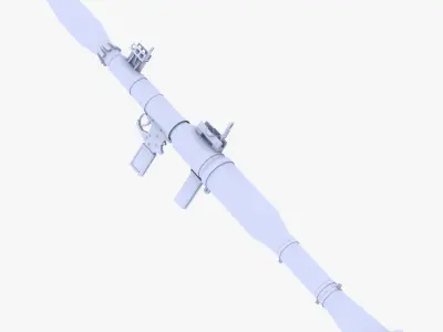 RPG 7 Launcher Low-poly 3D model purchase