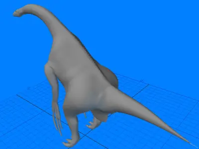 Therizinosaurus Dinosaur 3D model