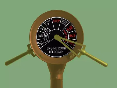 Engine order telegraph 3D model