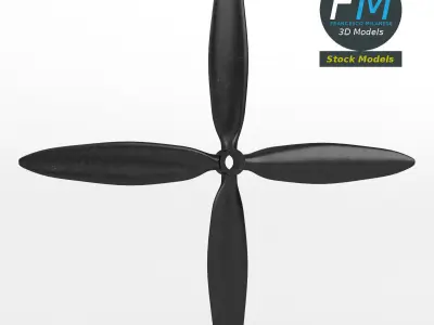 Airplane propellers 3D model