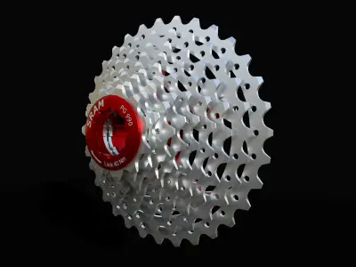 SRAM cassette PG990 Low-poly 3D model