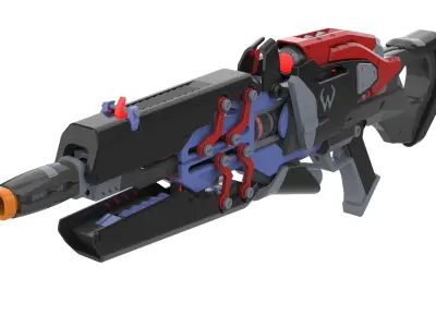 Widowmaker Noire Skin - Overwatch - Commercial - STL 3D print model