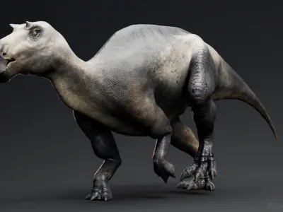 Dinosaur Maiasaura Unreal Engine Project Low-poly 3D model
