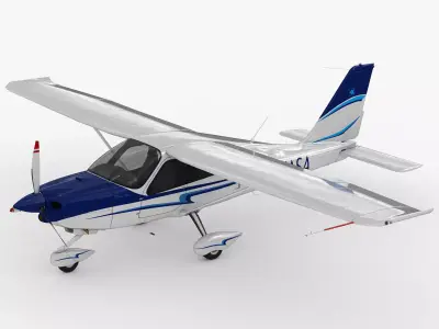 Tecnam P2010 3D model