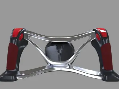 Bloodhound SSC steering wheel CherAn Free 3D model