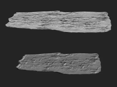 Wooden Plank IMM Brush Pack 20 in One Vol2 3D model