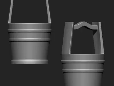 Wooden Medieval Imm Brush Pack 20 in one 3D model
