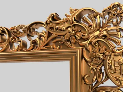 Frame X25 CNC 3D model