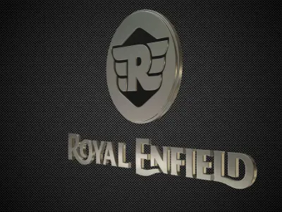 royal enfield logo 3D model
