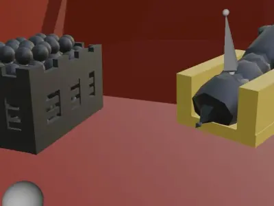 Santa Maria Carrack Low-poly 3D model