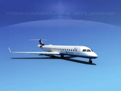 Bombardier CRJ900 Ibex 3D model