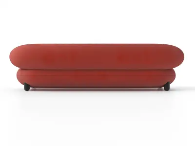 Noom Flock Sofa 270 Free 3D model