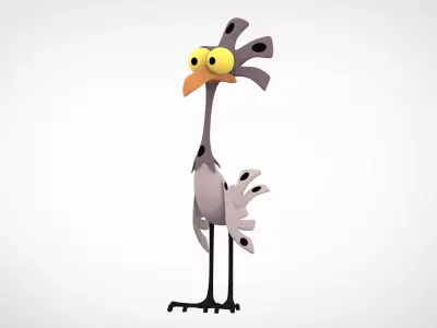 Spot Chicken Low-poly 3D model