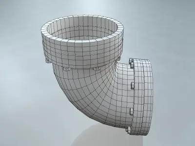 Rusted Pipe 006 3D model