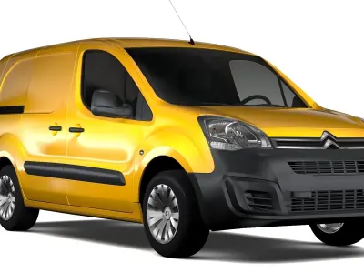 Citroen Berlingo Van L2 2slidedoors 2017 3D model