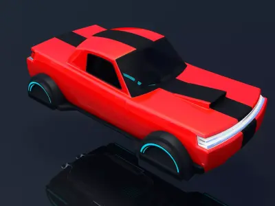 Hover car concept 3d Model 3D model