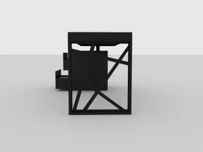 Mullins Moderrn Office Desk Free 3D model