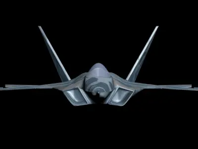 F-22 Raptor Fighter-jet 3D model