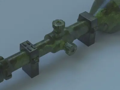 sniper telescopic Free 3D model