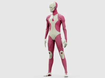 ROB-MECHA C  Rigged for Unreal Engine - Unity - MIXAMO 3D model