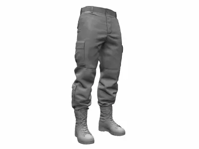 ACU Army Combat Uniform Pants High Poly 3D model