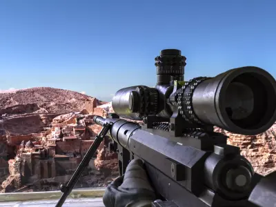 Sniper House - 4K Ultra Realistic Scene 3D model