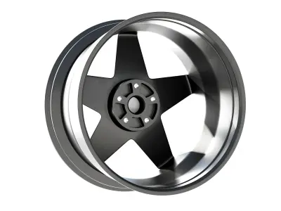 HRE VintageSeries 505M Low-poly 3D model