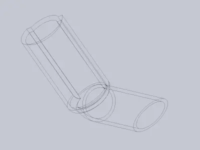 A5M4 Exhaust pipe 3D print model