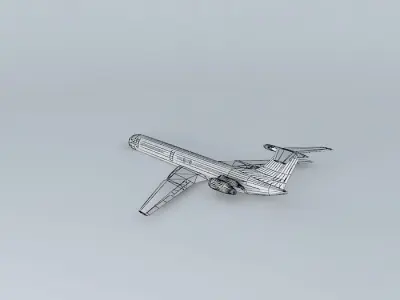 Template  Illyushin Free 3D model