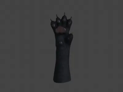 HAND-023 Cat Low-poly 3D model