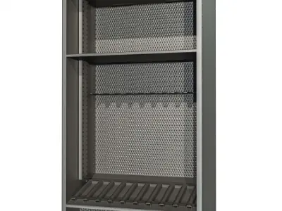 Gun Storage Rack Pack Low-poly 3D model