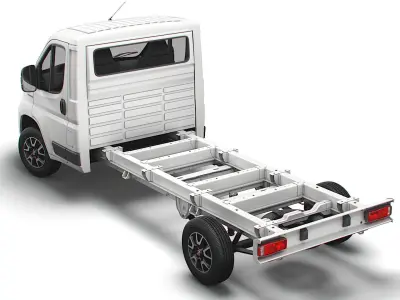 Fiat Ducato Chassis Truck Single Cab 4035 WB 2022 3D model