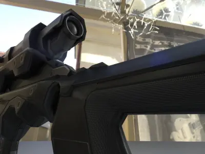 KSR-29 sniper rifle Free low-poly 3D model