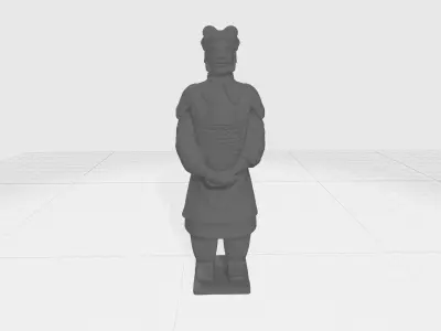 Terracotta Warriors General 3D Model 3D print model