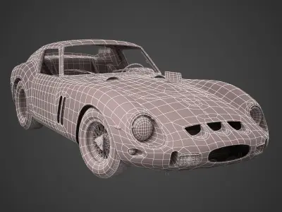Ferrari 250 GTO - 3445GT - No Engine 3D model