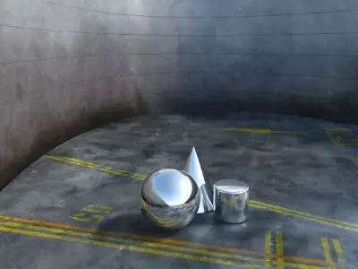 Exterior Scene for presentations 3D model